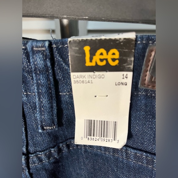 Lee Relaxed Fit Dark Indigo Jeans, 14 long - Picture 8 of 9